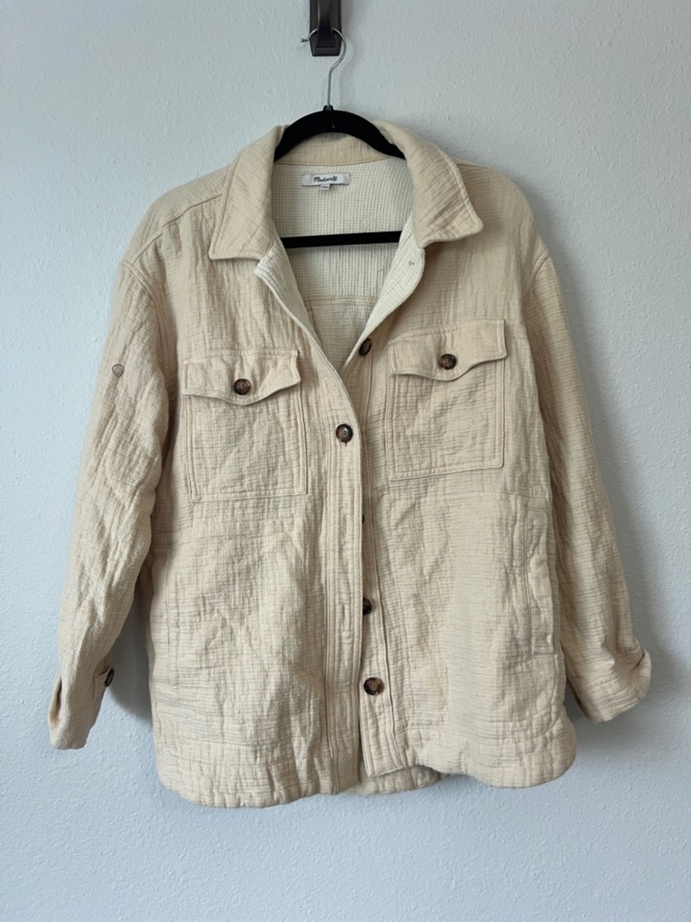 Madewell Waffleback Branner Shirt-Jacket medium - Picture 4 of 5